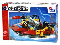 Kniha Motorový čln hasiči stavebnica 118 dielikov