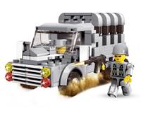 Kniha Stavebnica Alleblox Military Force 169 ks