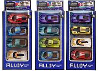 Kniha Kovové pretekárske autíčka sada 4ks