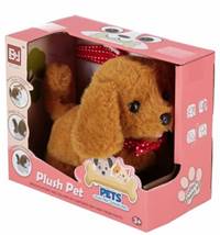 Kniha Pes interaktívny hnedý 13cm