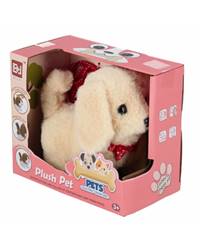 Kniha Pes interaktívny béžový 13cm