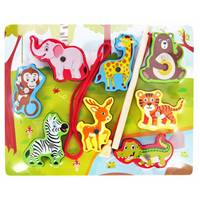 Kniha Drevené puzzle na magnet ZOO