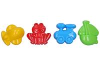 Farebná sada formičiek do piesku  4ks