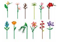 Kniha Stavebnica Dekoratívne kvety 12druhov