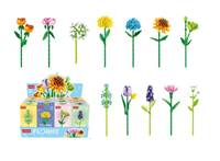 Kniha Stavebnica Dekoratívne kvety 12druhov