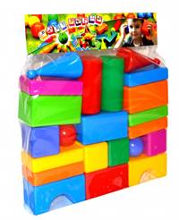 Stavebnica kocky 22ks