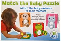 Puzzle maxi Zvieratá a ich mláďatá 12ks