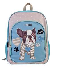 Kniha Školský batoh na chrbát Dogs modrý