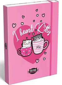 Box na zošity A4 KitTok Heart Kitty