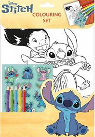 Maľovankový set Lilo & Stitch