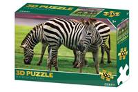 Puzzle 3D Zebry 100 dielikov