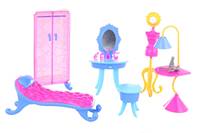 Kniha Nábytok pre bábiku šatník 30cm