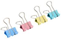 Kancelárske klipy farebné 25mm 48ks