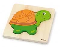 Viga Puzzle pre najmenších korytnačka 4ks