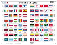 Kniha Puzzle 80 Vlajky deskové