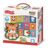 Kniha Far far land Maxi Puzzle zvieratká Zoo 24ks