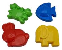 Kniha Sada formičiek do piesku zvieratká 4ks