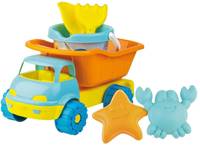 Kniha Nákladné auto so sadou do piesku Crazy Fish 5ks