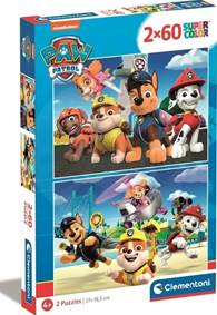 Kniha Puzzle 2x60 Paw Patrol Clementoni