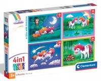 Clementoni Puzzle 4v1 Unicorn