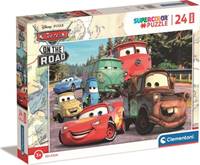 Puzzle Maxi 24 dílků Auta na cestě