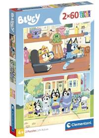 Puzzle 2x60 Bluey Clementoni