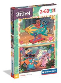 Puzzle 2x60 Stitch Clementoni