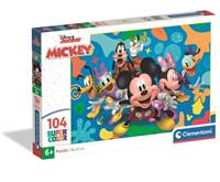 Kniha Clementoni Puzzle 104 Mickey Junior