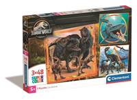 Clementoni Puzzle 3x48 Jurassic World