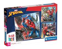 Kniha Clementoni Puzzle 3x48 Spiderman