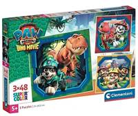 Kniha Clementoni Puzzle 3x48 Paw Patrol