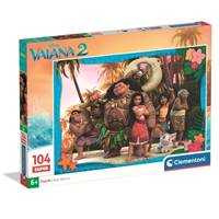 Kniha Clementoni Puzzle 104 Disney Vaiana2