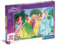 Kniha Clementoni Puzzle 180 Disney Princezné