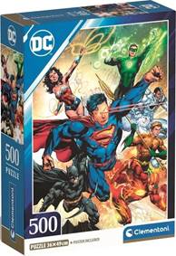 Kniha Clementoni Puzzle Dc Comics Justice League 500ks