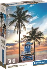 Kniha Clementoni Puzzle 500 Miami Beach