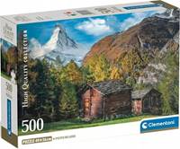 Kniha Clementoni Puzzle 500 Kúzelný Matterhorn