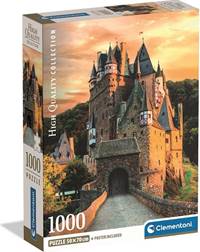 Kniha Clementoni Puzzle Zlatá hodinka na hrade Eltz 1000ks