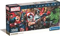 Kniha Clementoni Puzzle panoramatické Marvel 1000ks