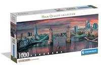 Kniha Clementoni Puzzle 1000 Panorama Cez rieku Temžu