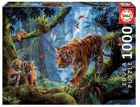 Puzzle Tygři na stromě 1000 dílků