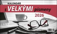 Kniha Kalendář s velkými písmeny 2026 - stolní kalendář