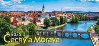 Kniha Čechy a Morava 2026 - stolní kalendář