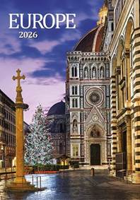 Kniha Europe 2026 - nástěnný kalendář