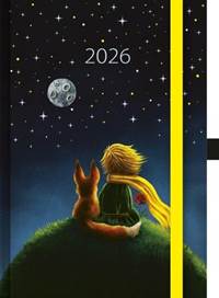 Kniha Denní diář 2026 A5 Art Malý princ s gumičkou