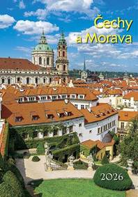 Kniha Čechy a Morava 2026 - nástěnný kalendář