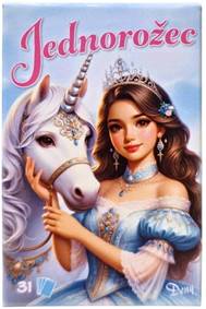 Karty 3 hry Jednorožec 31 kariet