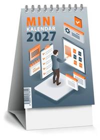 Mini kalendár 2027 - stolový kalendár