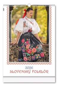 Slovenský folklór 2026 - nástenný kalendár
