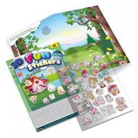 Kniha Trblietavé 3D nálepky - Mláďatká