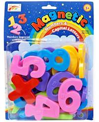 Čísla magnetické 28ks 6,5cm